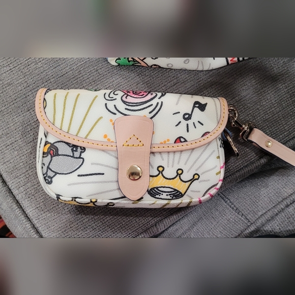 Dooney & Burke Disney Sketch Shoulder Bag and Wrislet - Picture 5 of 5